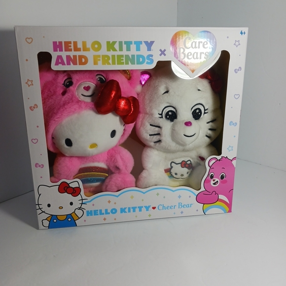 Hello Kitty And Friends X Care Bears Plush Stuffed Animal Toys - Picture 4 of 12